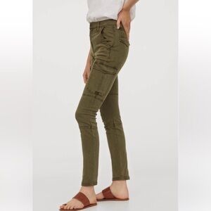H&M Green Skinny Cargo Pants